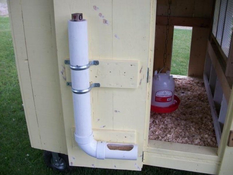 How to build an inexpensive chicken feeder from PVC | The ...