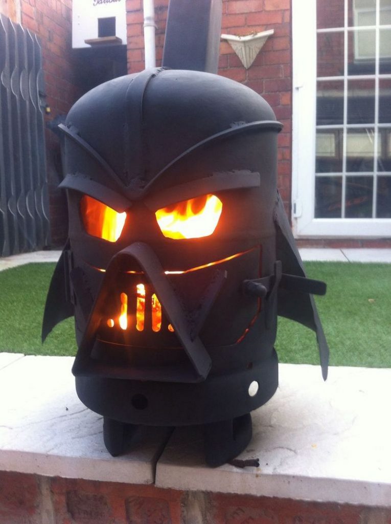 Darth Vader Log Burner