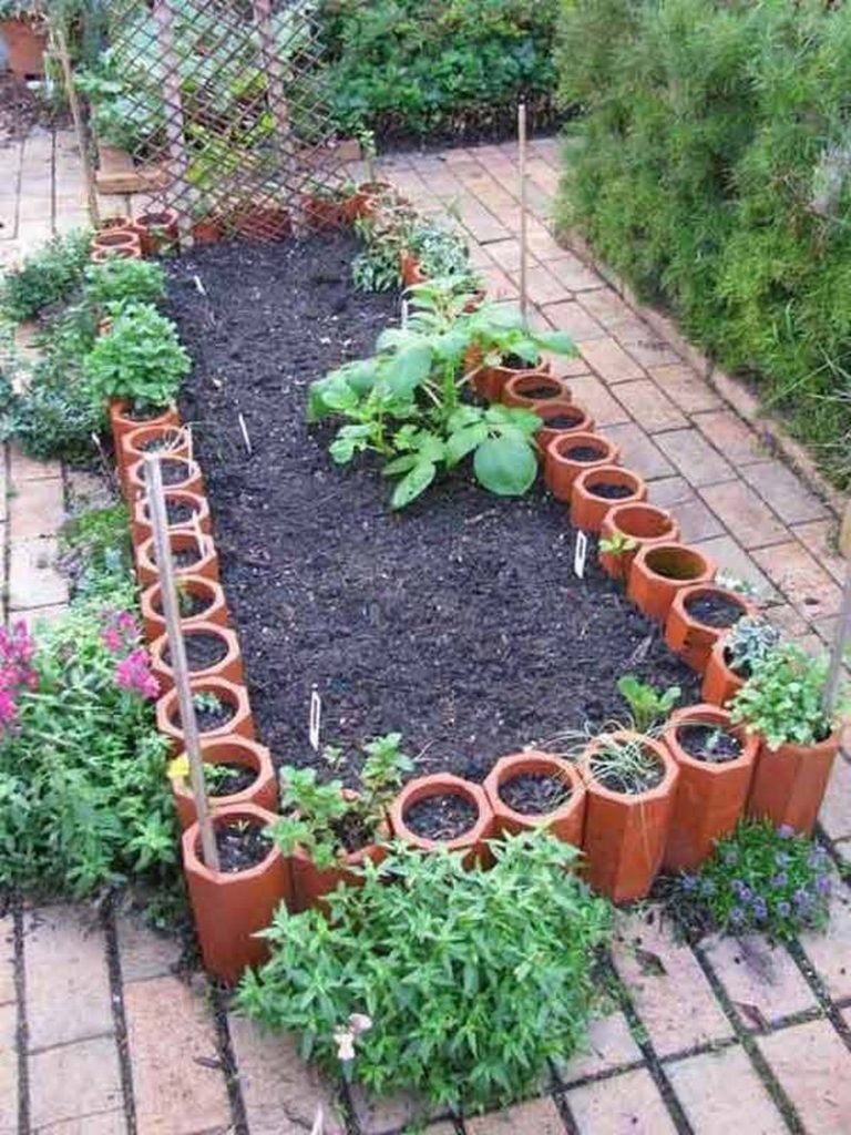 Garden Bed Edging Ideas