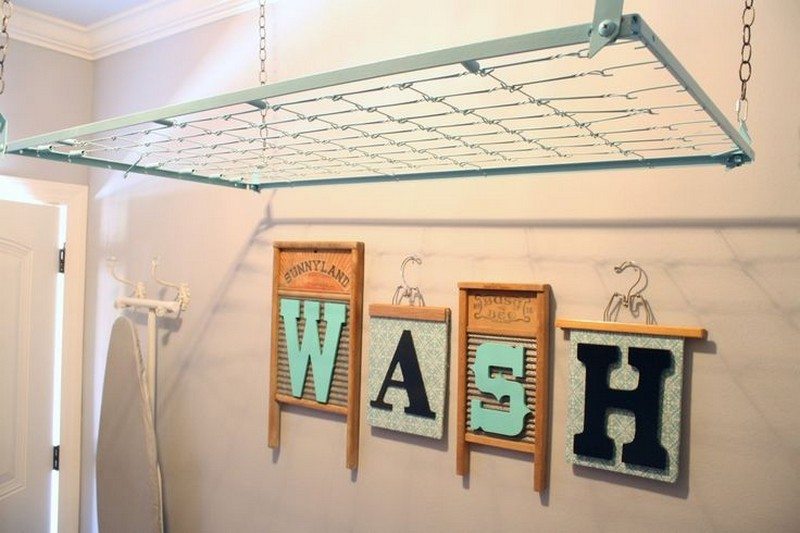 11 DIY Functional Laundry Racks For Every Space - Shelterness