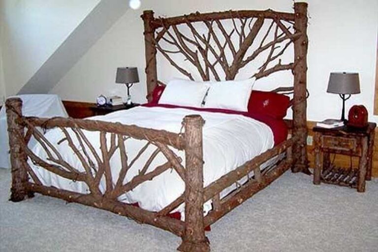 Warm Inviting Log Beds