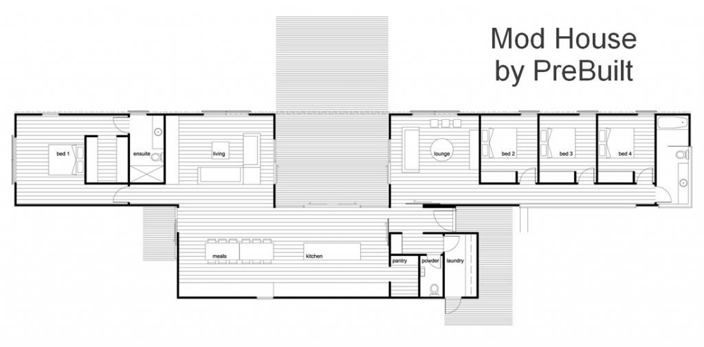 Mod House by PreBuilt - floorplan