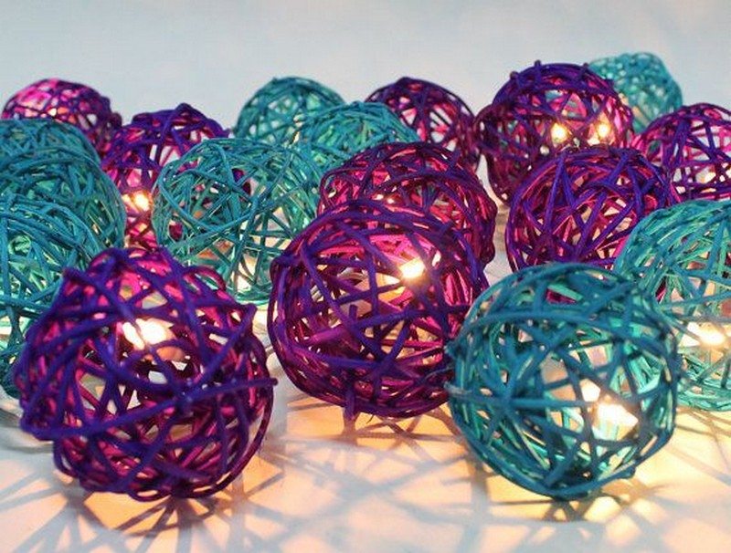 Rattan Ball Lights