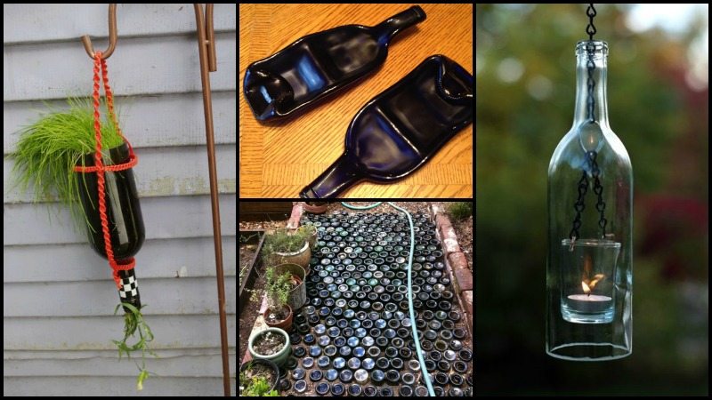 Recycled Wine Bottle Ideas