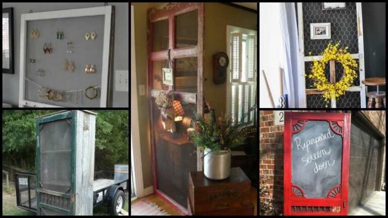 Repurposed Screen Door