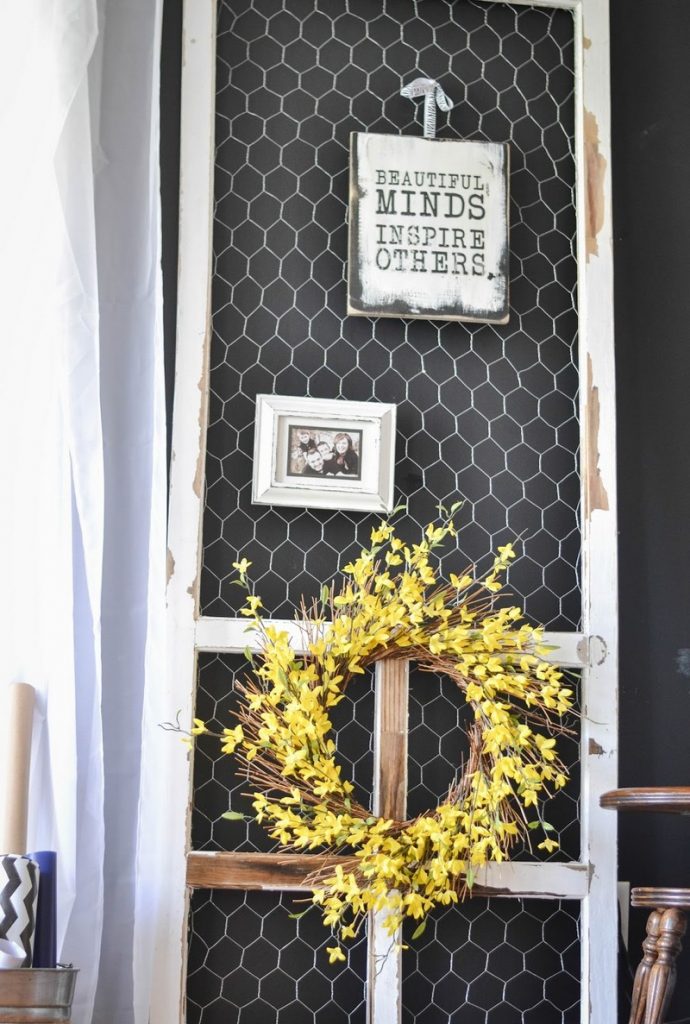 Upcycled Screen Door