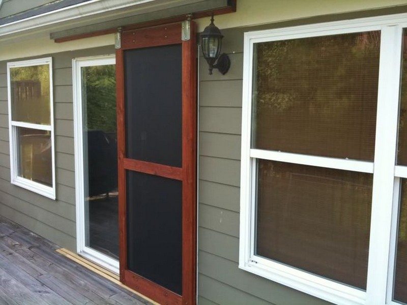 Upcycled Screen Door