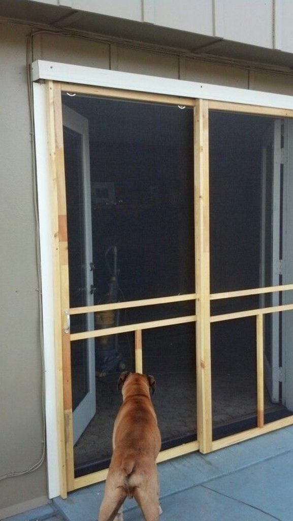 Upcycled Screen Door