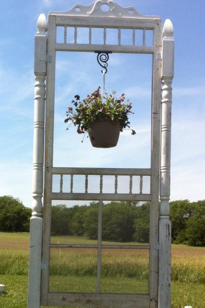 Upcycled Screen Door