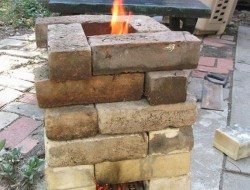 How to make a $6 brick rocket stove | The Owner-Builder Network