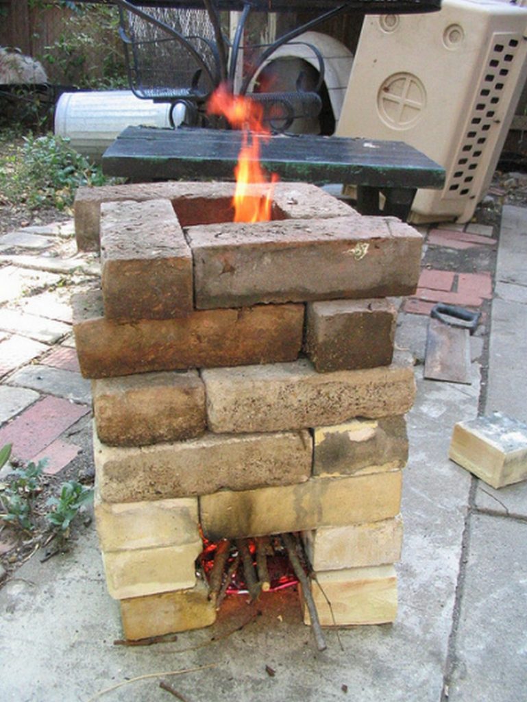Brick Rocket Stove