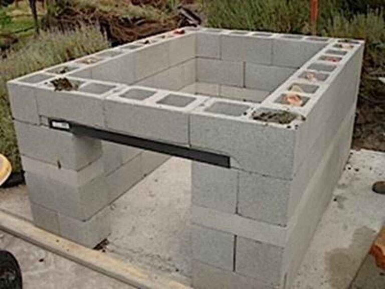 Massive Cinder Block Pit Smoker For $250