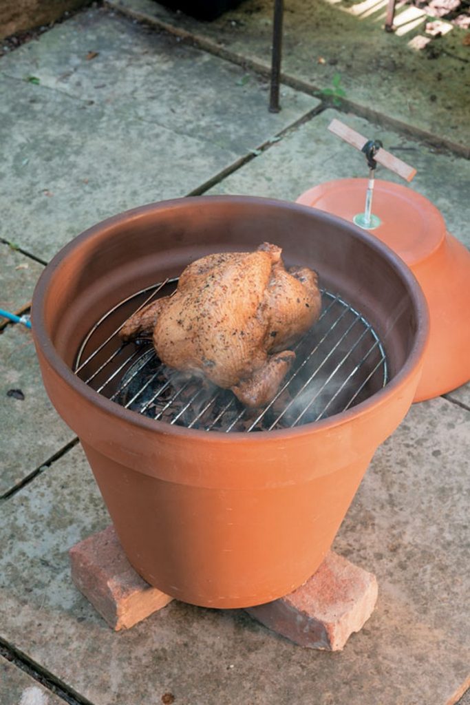 DIY Clay Pot Smoker