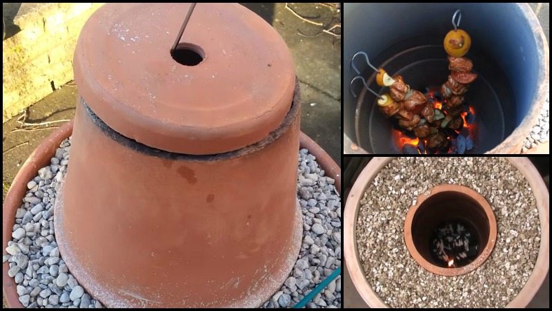 DIY Flower Pot Tandoor Oven