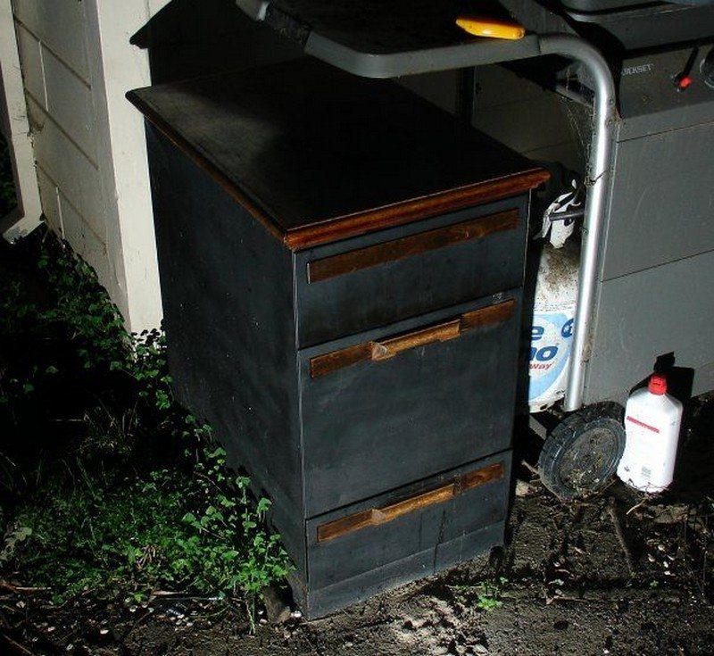 Old Filing Cabinet Smoker