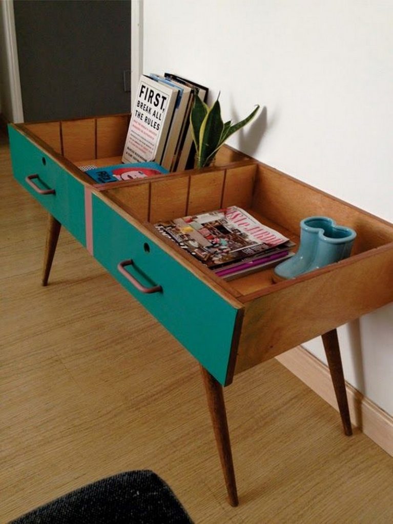 Old Dresser Drawer Repurposing Ideas