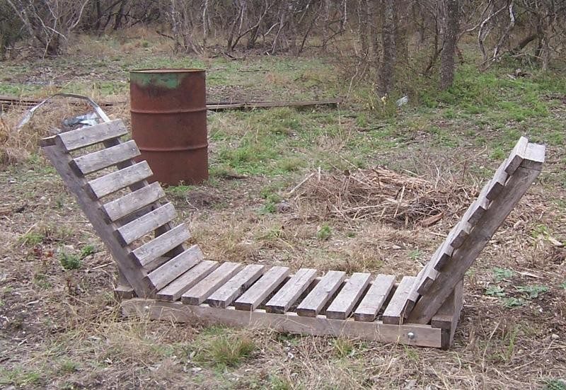 firewood storage pallets