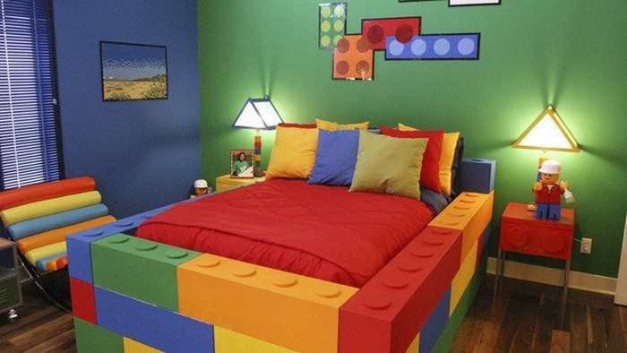 Lego themed best sale room for boy