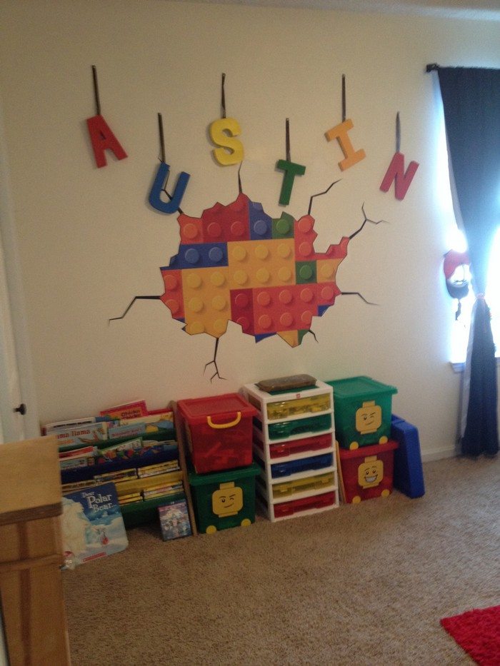 Lego boy room discount ideas