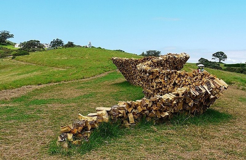 Wood Stacking Art