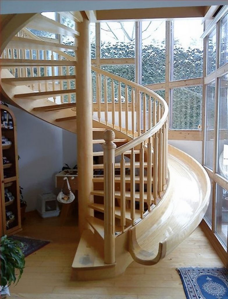 Awesome Stairs with Slides