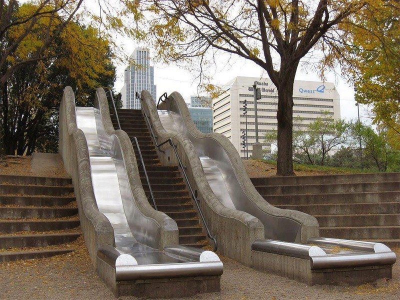 Awesome Stairs with Slides