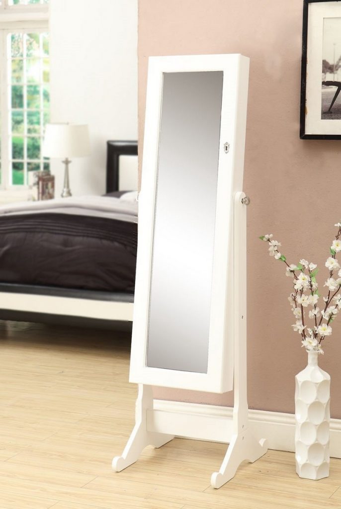 Mirrored Jewelry Cabinet