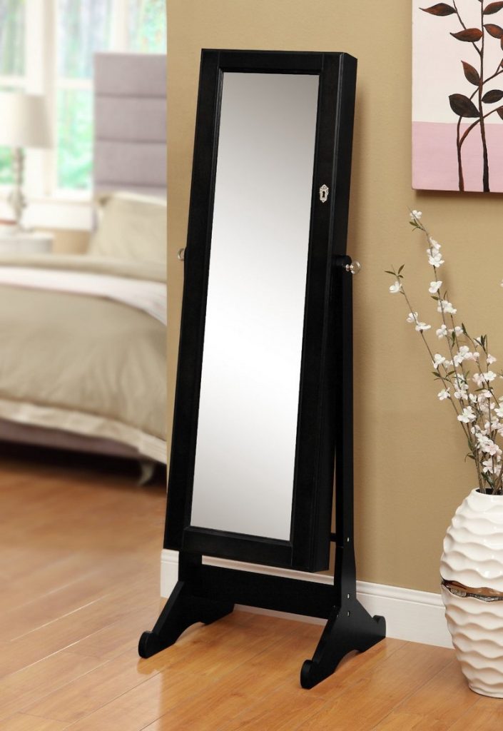 Mirrored Jewelry Cabinet