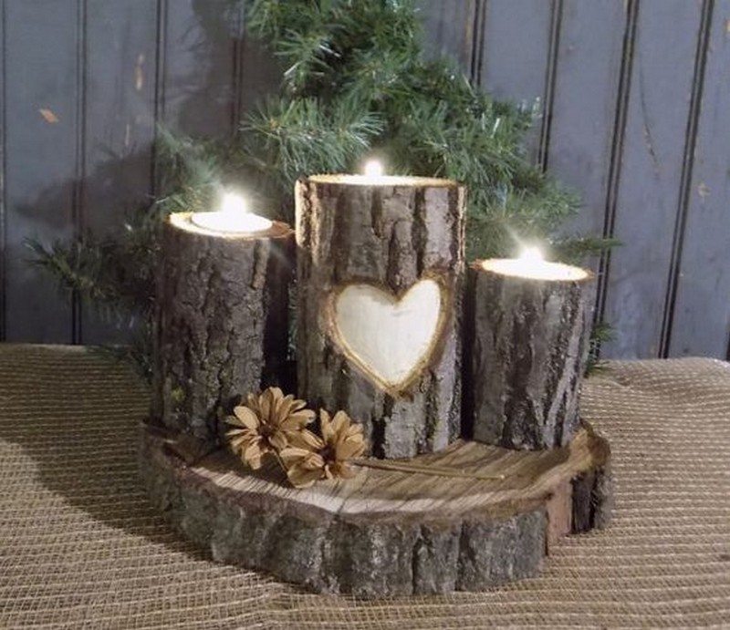 Rustic Log Decor Ideas