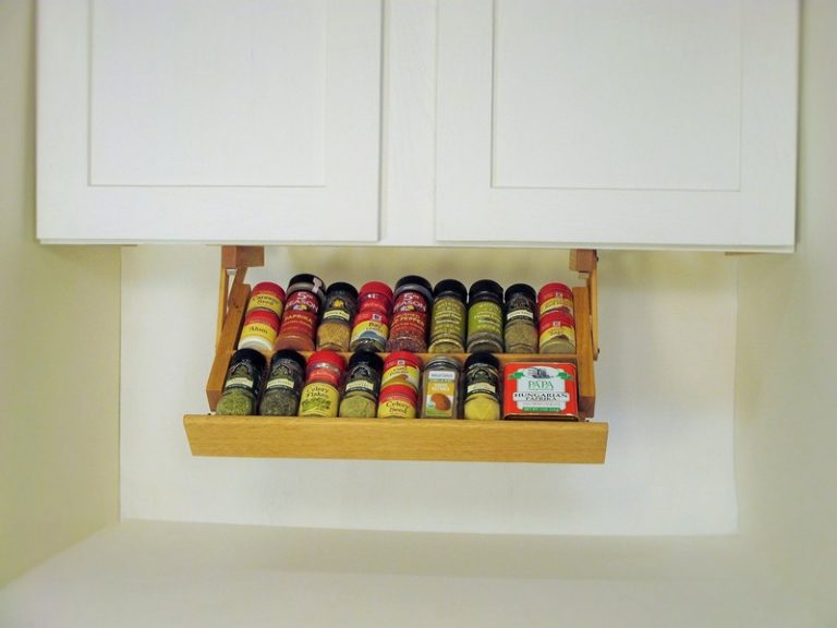 2 Tiered Under Cabinet Spice Rack Cool Way To Store Your Spices The Owner Builder Network