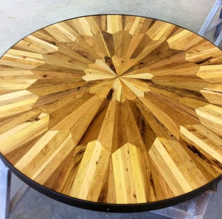 Quilt Tables from Salvaged Wood