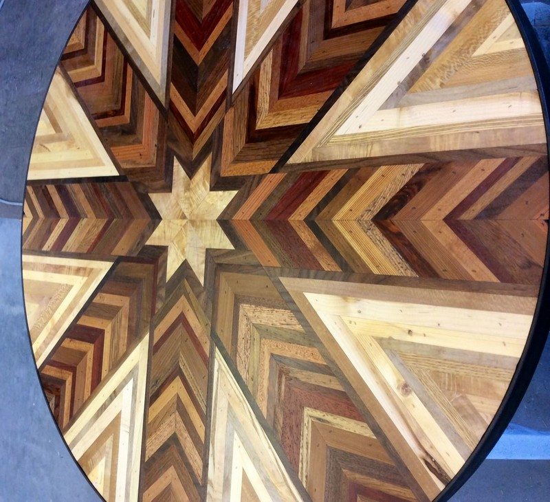 Quilt Tables from Salvaged Wood
