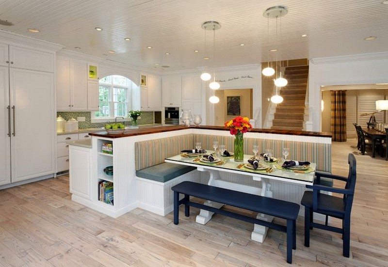 Kitchen Island With Built-in Seating