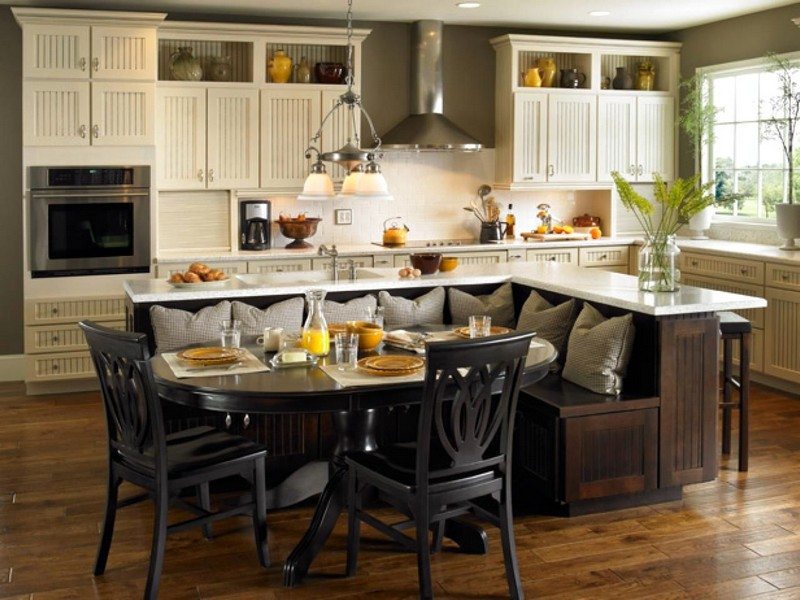 Kitchen Island With Built-in Seating