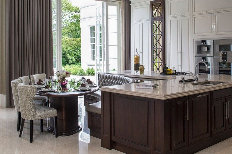 Kitchen Island With Built-in Seating