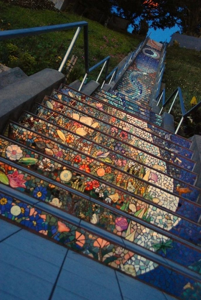 Tiled Staircase