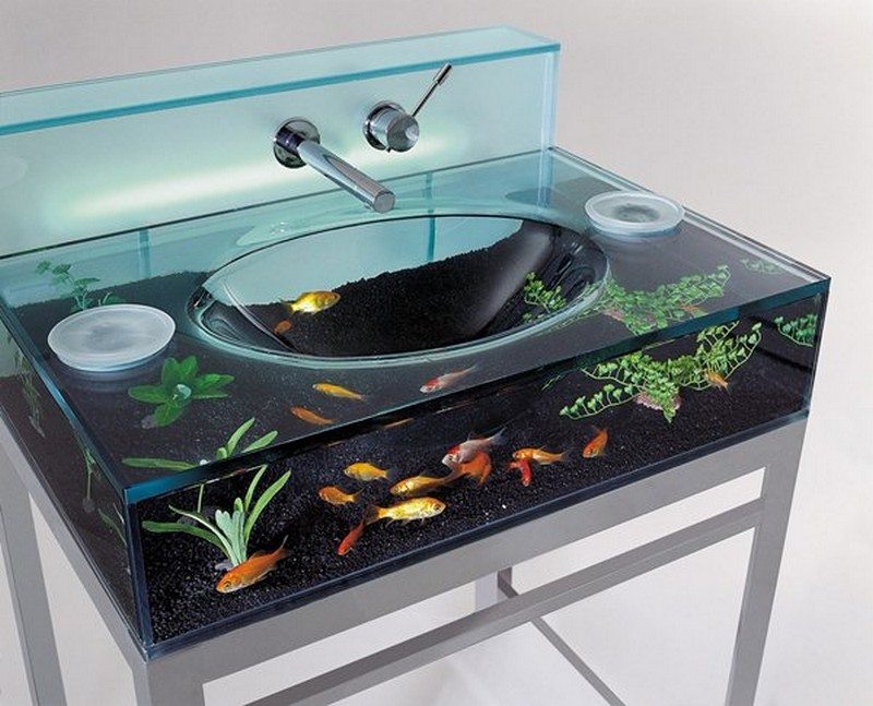 aquarium bathroom sink uk