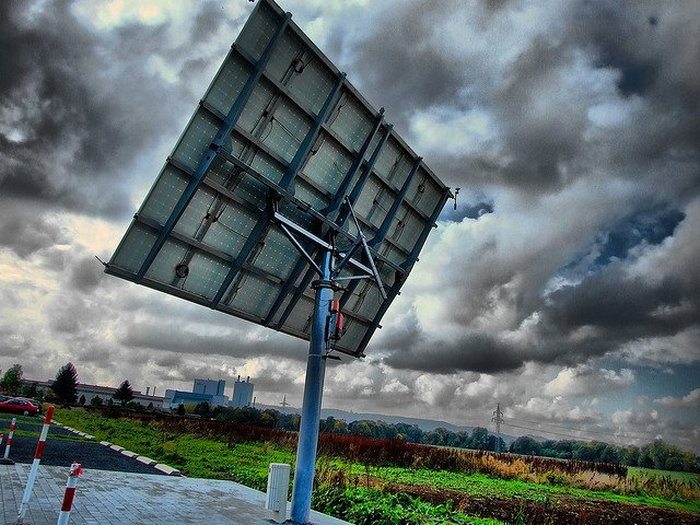 Solar panels work on cloudy days in the same way that you can get sunburn through cloud.