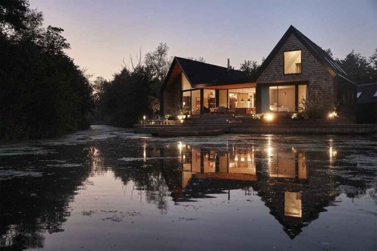 Backwater in Norfolk, UK