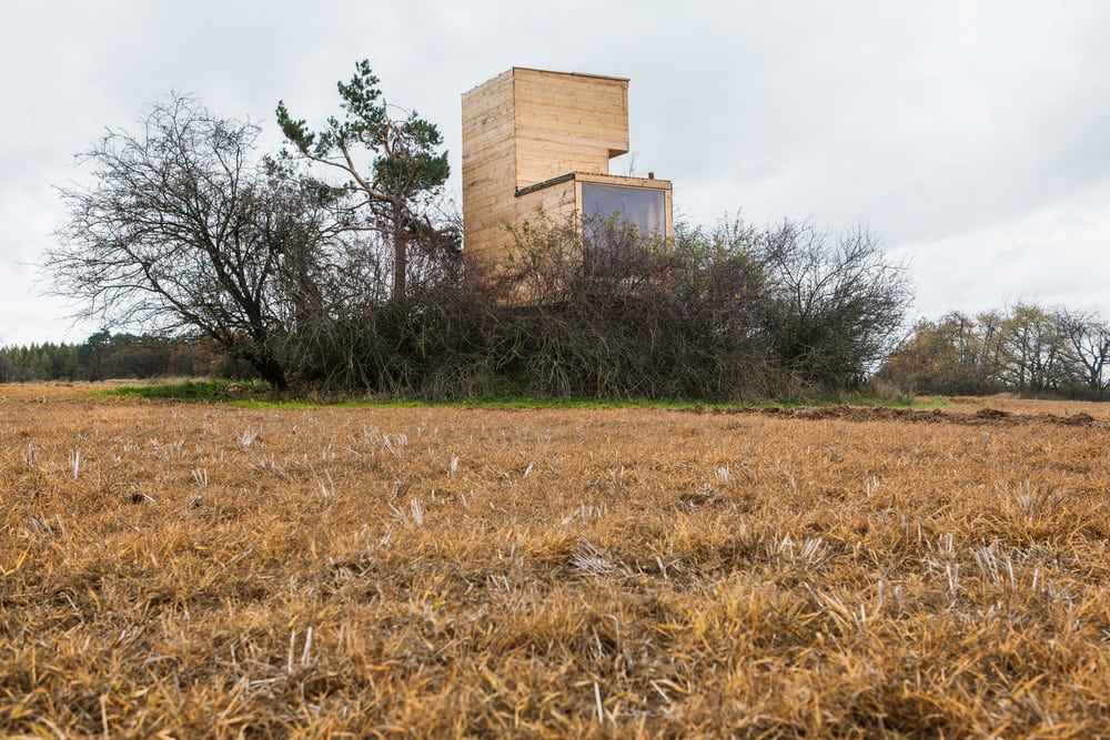 The Cabin sits on top of a concrete bunker - a relic from the World War II.