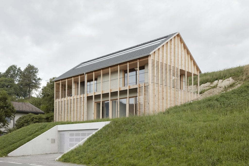 The Höller House exudes a simple, minimalist presence. 