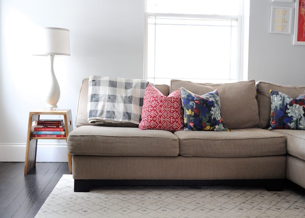 Sectional sofas are so big that if it’s not sized right, that one piece of furniture can feel like it’s taking up the whole room. 