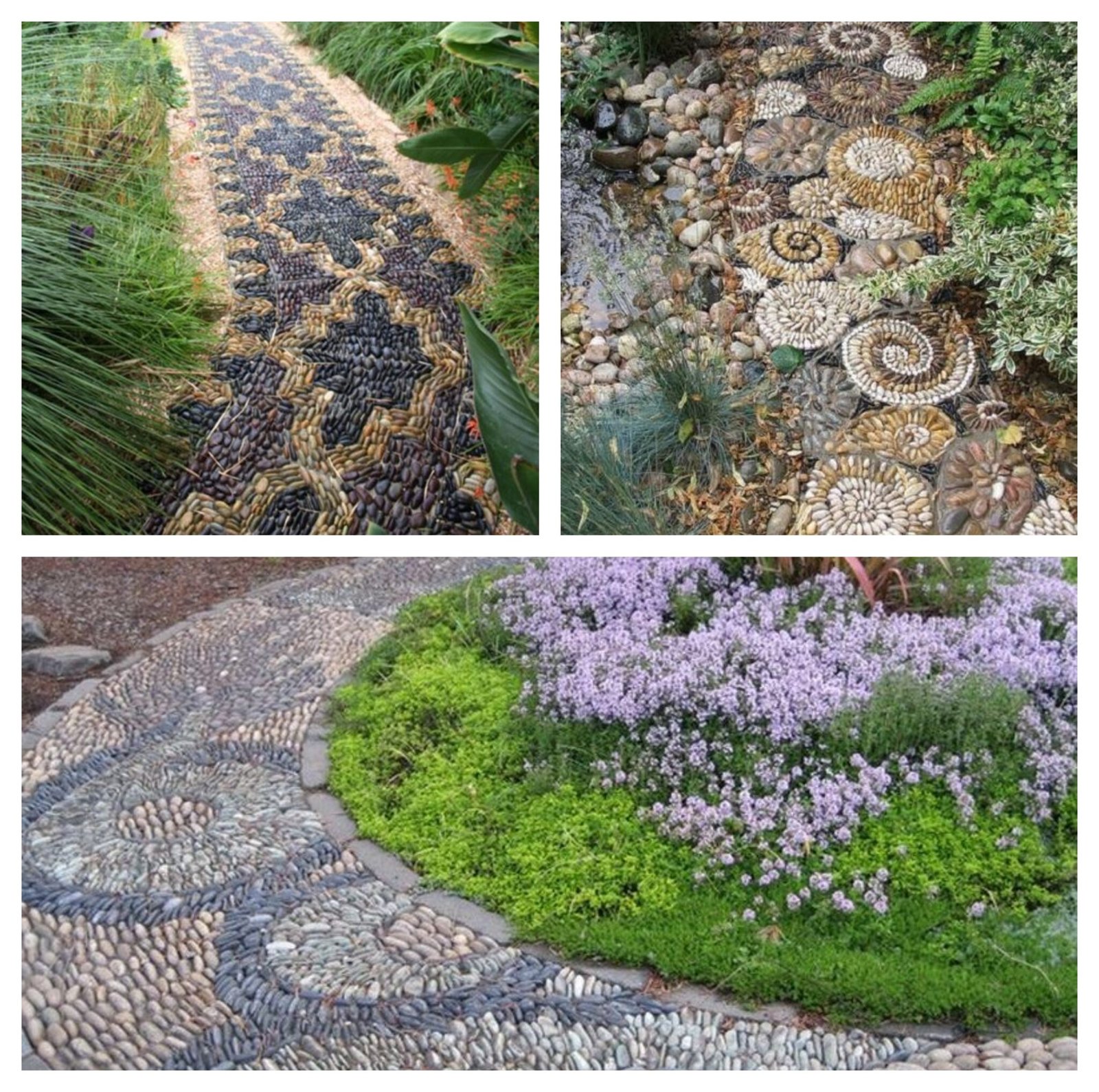 Amazing Mosaic Garden Path: 3 Common Materials