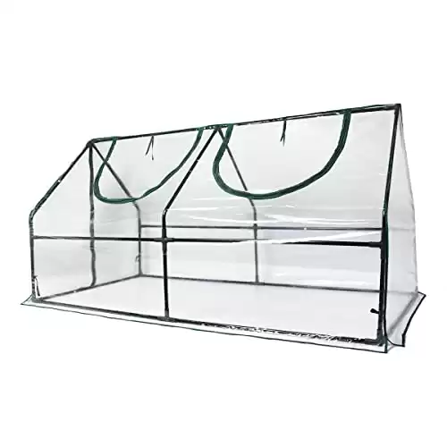 Waterproof UV Protected Reinforced Mini Cloche Greenhouse