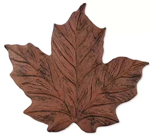 Cast Iron Maple Leaf Stepping Stone