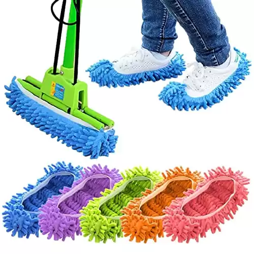 Mop Shoes Cover for Cleaning Floor - Washable 5 Pairs