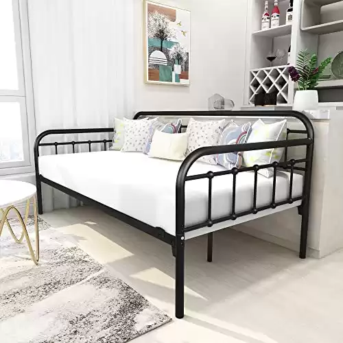 Daybed Frame - Twin Size with Steel Slats