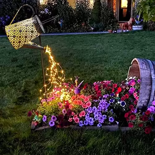 Watering Can Decor with Lights