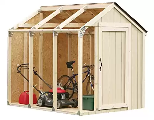 Custom Shed Kit with Peak Roof