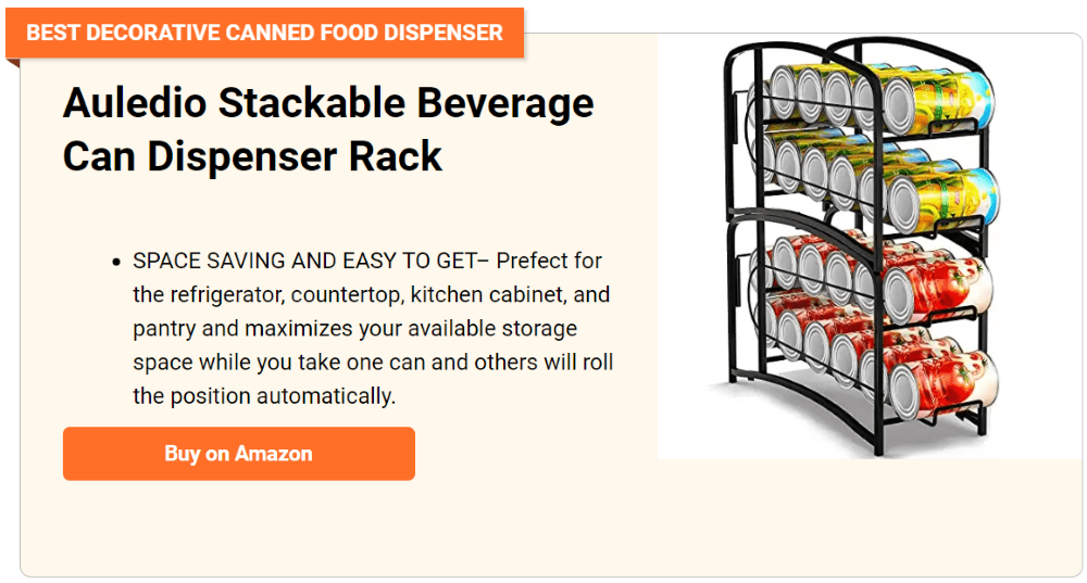 Easy DIY Can Rack Dispenser Rotator 2